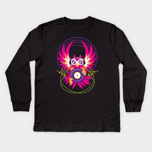 DJ Owl Kids Long Sleeve T-Shirt